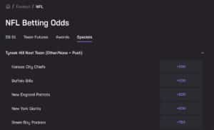 tryeek hill odds