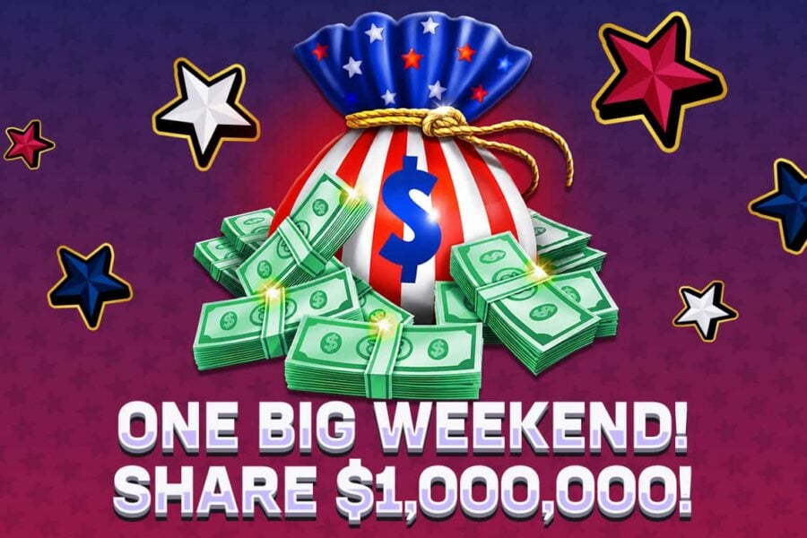 One big weekend! Share $1 million! Win Games Bonus or Online Unity Points