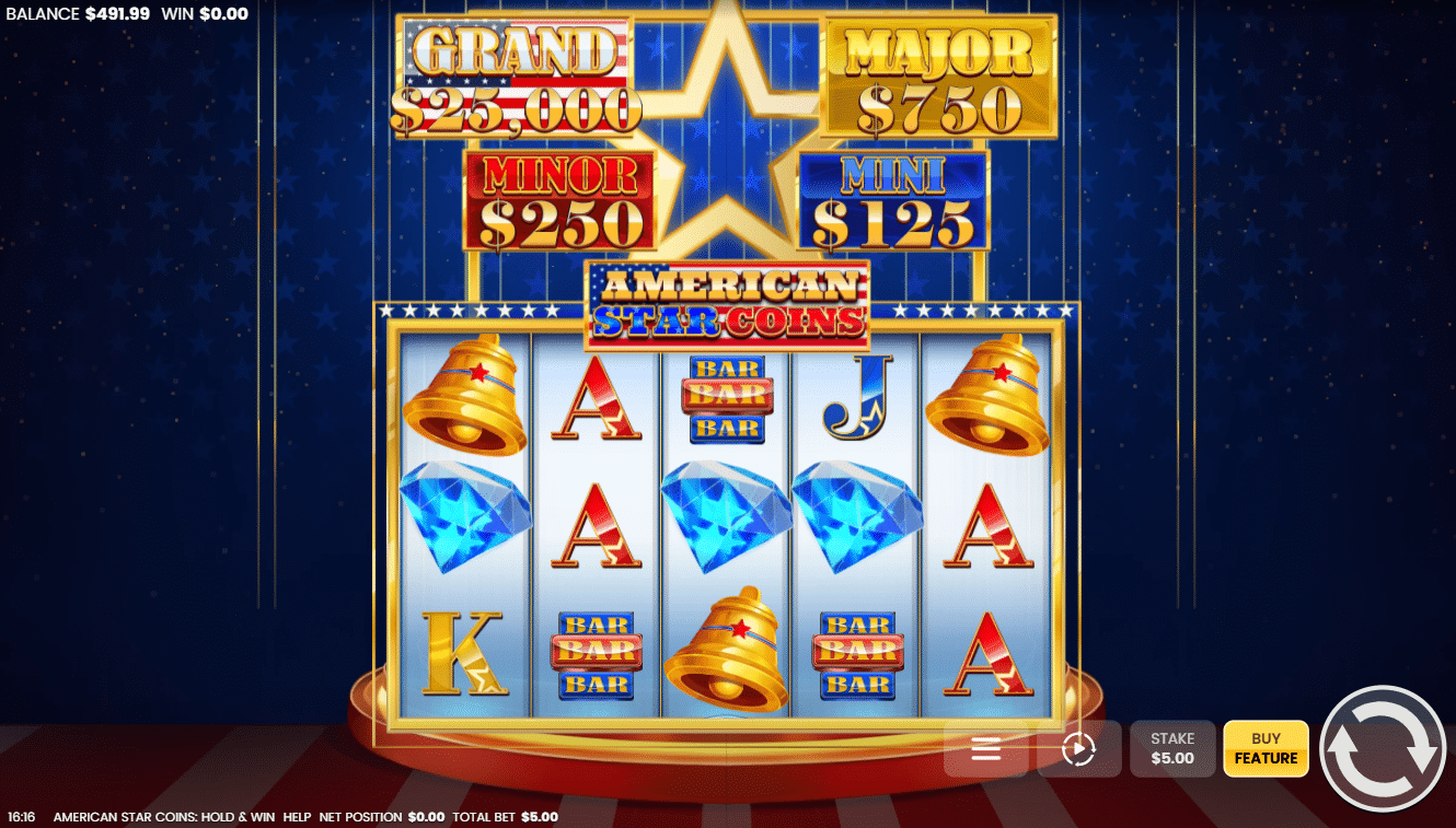American Star Coins Hold and Win