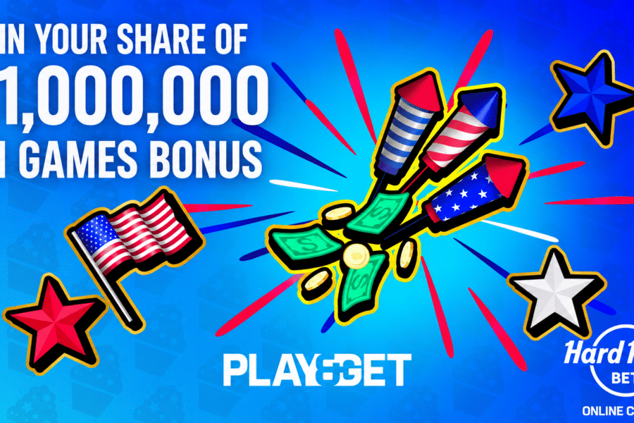 $1M Play and get in games bonus for 4th of july