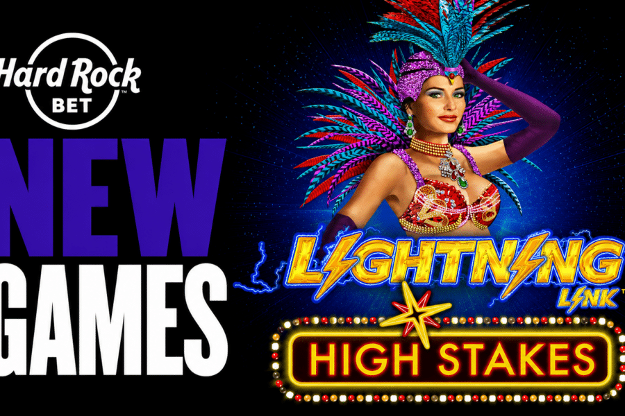 New games at Hard Rock Bet include Lightning Link High Stakes