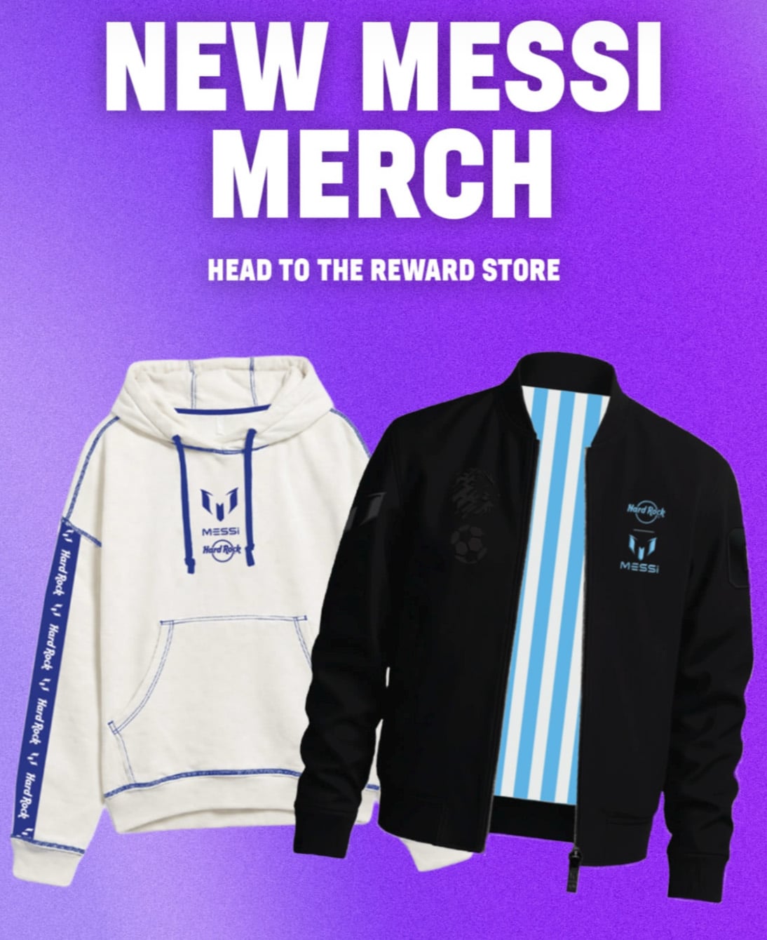 hard rock limited edition messi merch
