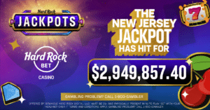 The New Jersey jackpot has hit for over $2.9 million